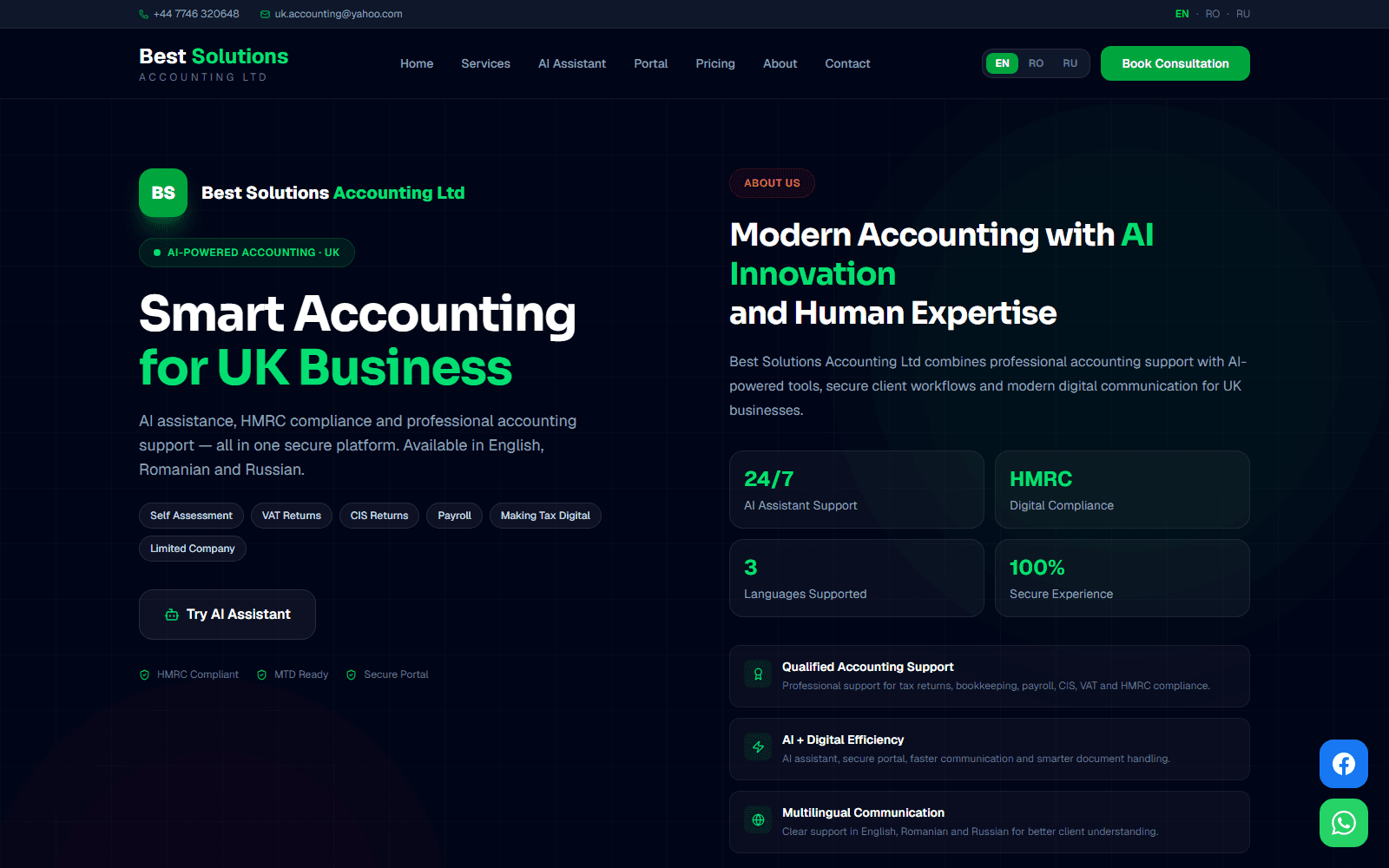 Best Solutions Accounting website preview